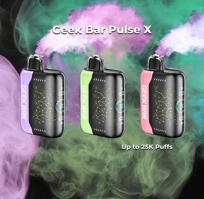 Geek Bar Pulse X Dual-mode Vape Disposable Rechargeable 25K Puffs