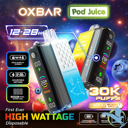 Pod Juice Oxbar Magic Maze 2.0 Disposable Rechargeable Vape 30000 Puffs