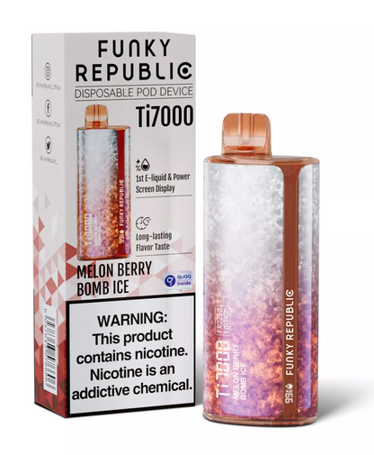 Funky Republic By Elf Bar 7000 puffs Disposable Vape